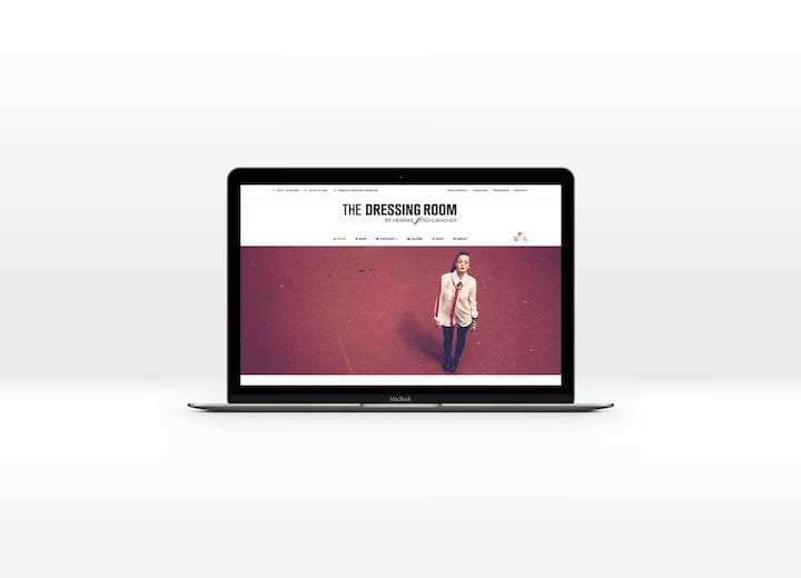 Webseite / Shop von The Dressing Room